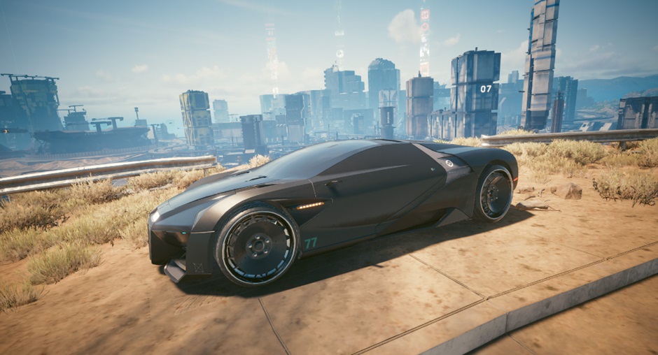 Cyberpunk 2077 Batmobile Location 1